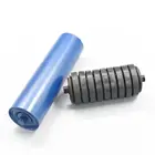 anti static conveyor roller hard plastic conveyor roller stainless conveyor roller with double sprockets