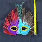 Deluxe Feather Masquerade Mask Assortment in stock