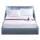 Custom Designs Elastic Cotton Queen King Size Fitted Bed Sheet