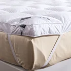 90% Grey Duck Down Mattress Topper Feather Bed Feather Mattress Protector