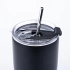 Stainless Steel Tumbler Wholesale Custom Logo 20oz 30oz Printed Double Wall Stainless Steel Travel Tumbler Cup With Straw