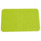 Factory price non slip tasteless shower rubber bath mat with drain hole