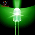 Epistar Chip round super bright green 5mm through hole dip led