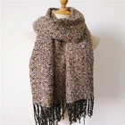 polyester woven scarves fashion women winter warm scarf other scarves