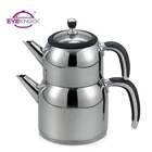 Tea Kettle Good Quality Tea Kettle Stovetop Induction 18 10 Stainless Steel Double Tea Pot Kettle Set