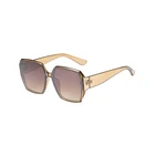 Women Square sun glasses UV stop Gradient sunglasses plastic gafas de sol custom sunglasses