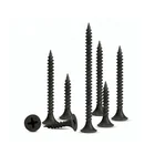 Customized high precision black phosphated carbon steel drywall screws with cross head