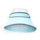 High quality Anti UV Wide Brim Beach Adjustable UPF 50+ Packable Roll-Up Visor Sports Sun Cap