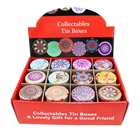 Luxury soy wax 24 packs gift packaging box tin scented candle sets