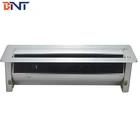 Full aluminum alloy silver electrical flip up conference table power outlet power socket