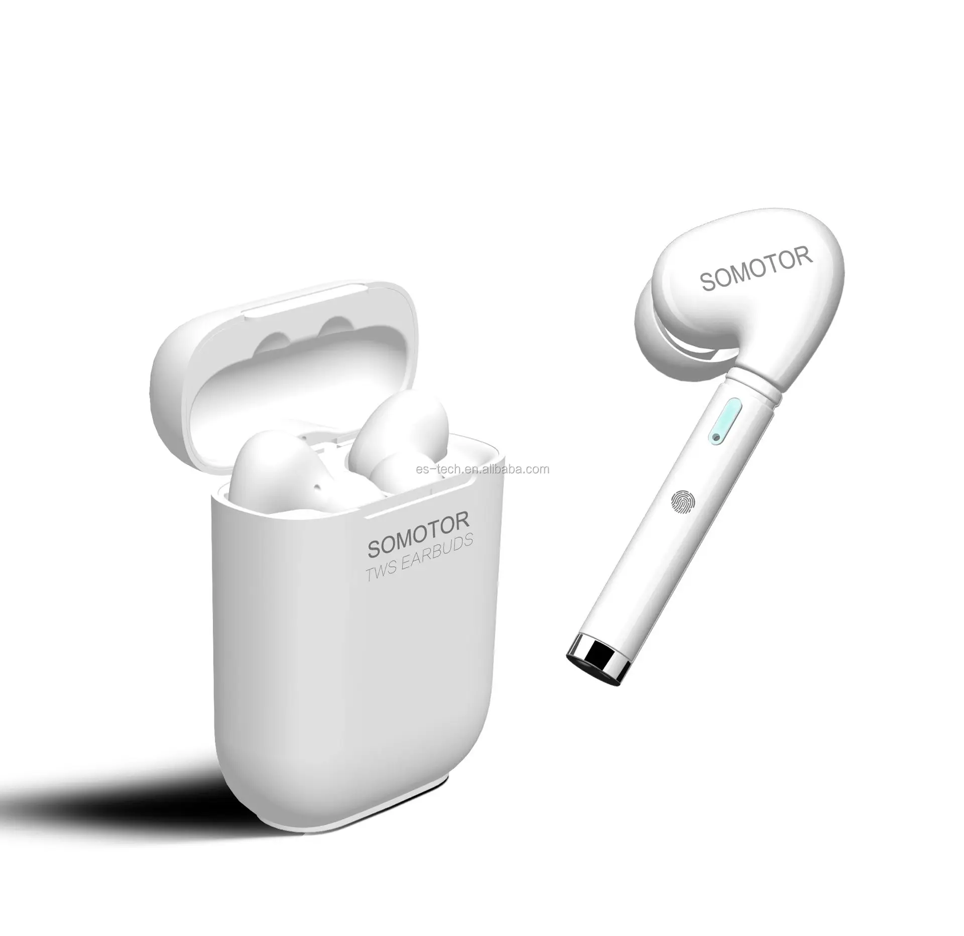 SOMOTOR TWS Earbuds Bluetooth 5.0 with Charging Case 500Mah, Shenzhen Headphone manufacturer - ANKUX.COM