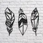 Geofeathers steel wall decoration luxury metal art home wall decoration modern metal cutting screen housewarming gift