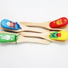 DF301B High Quality Baby Handle Castanets Musical Instrument TOY