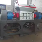 Waste Tire Twin Shaft Shredder Tyre Recycling Machine
