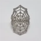 Spider Web Shape Womens Wholesale Woman Rhodium Plated Jeweller