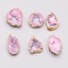 Rough Natural Irregular Quartz DIY Jewelry Gift Rough Healing Chakra Gemstone Crystal Reiki Mineral Pendant