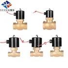 12v us20 3/4" welding machine lpg gas oven brass Normally Closed Electric heat resistance steam Solenoid Valves