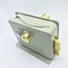 Door Brass Lock Door Lock Door Lock Hot Promotion Iron Waterproof Electric Door Anti-theft Control Release Full Brass Rim Lock