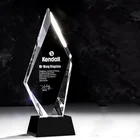 Custom Award Fashionable Souvenir New Design 3D K9 Glass Color Crystal Trophy