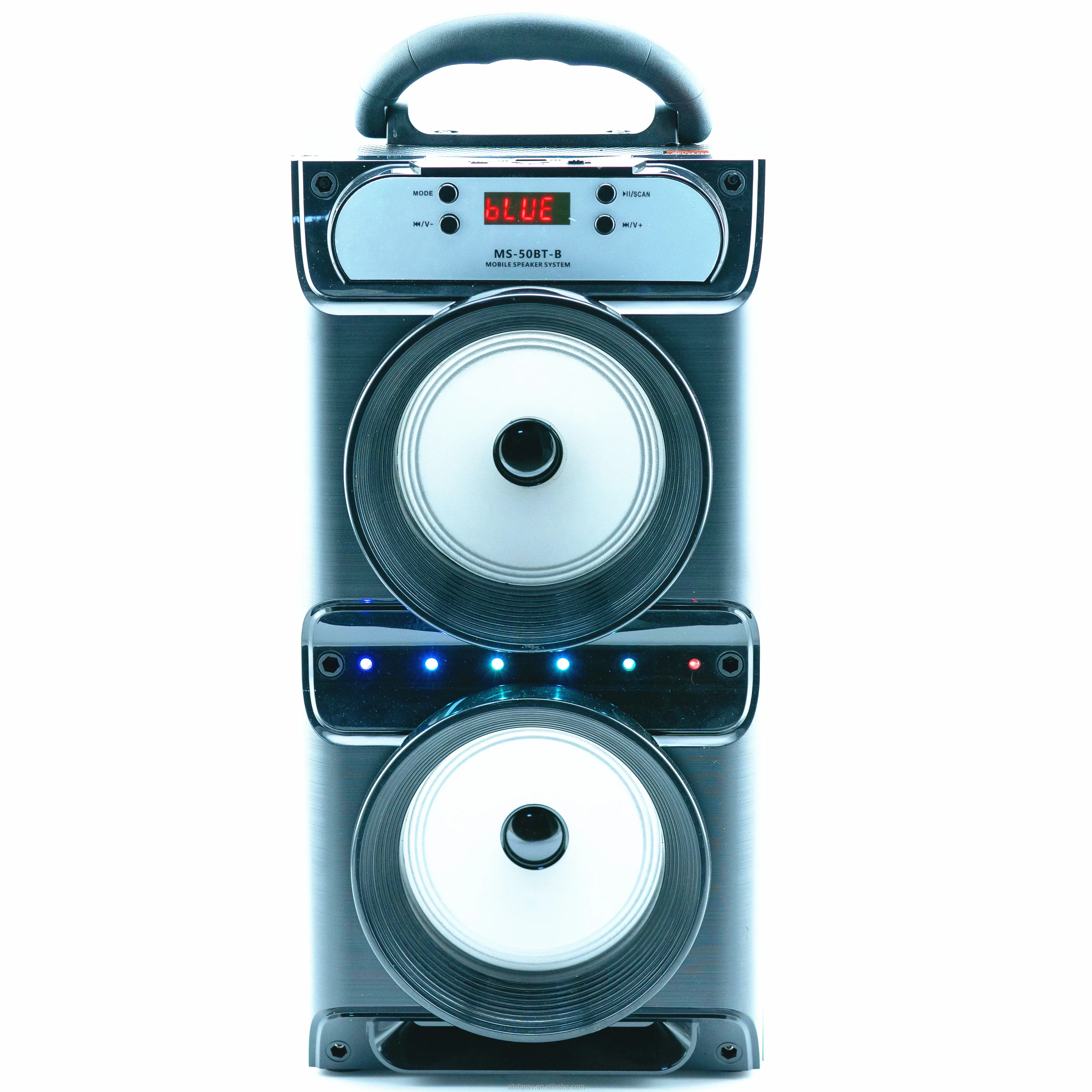 MS SPEAKER, ON SALES MS-50BT-B MP3 PORTABLE BLUETOOTH WOODEN SPEAKER STEREO WITH USB/SD/BT/FM - ANKUX.COM