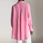 Ladies Blouse Blouse Women 2020 New Arrival Women Oversize Linen Ladies Blouse