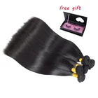 Human Hair Bundle Indian Straight Virgin Raw Remy Hair