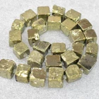 Wholesale A Grade Nature Stone Pyrite Rough Cube Beads