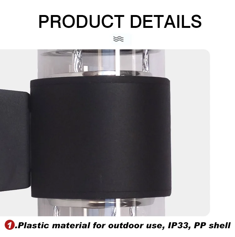 Outdoor Lighting Home Aluminum Garden Courtyard  Balcony Decoration Wall Lamp