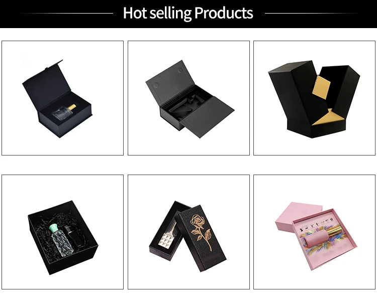 custom design book shape matte paper cardboard box for perfume