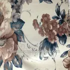Flower printed high end upholstery velvet fabric textiles