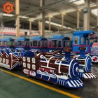 Used outdoor kids electric trackless tourist amusement outdoor christmas train/trackless electric train