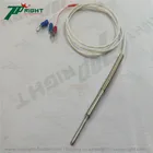 2M Stainless Steel RTD PT100 Temperature Sensor Probe Thermal Thermocouple Tester Detector M8 Thread Industrial Sensor