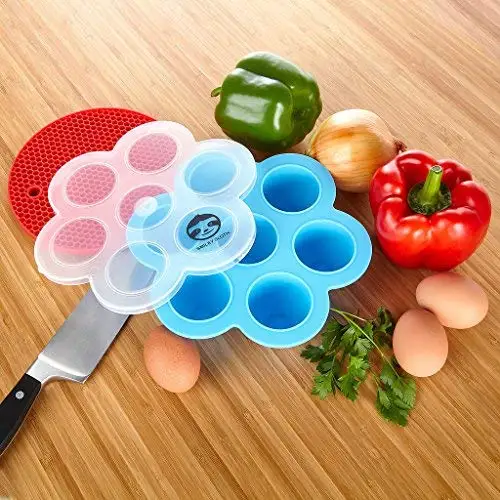 100% Food Grade Silicone Baby Food Freezer Trays Container, Baby Food Storage details