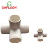 90 Degree Elbow Pvc 4 Way Pipe Tee Fitting