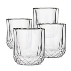 Glasses Glass Glass 8.5oz Wine Glasses Bubble Tea Cups Reusable Double Coffee Wall Insulated Glass