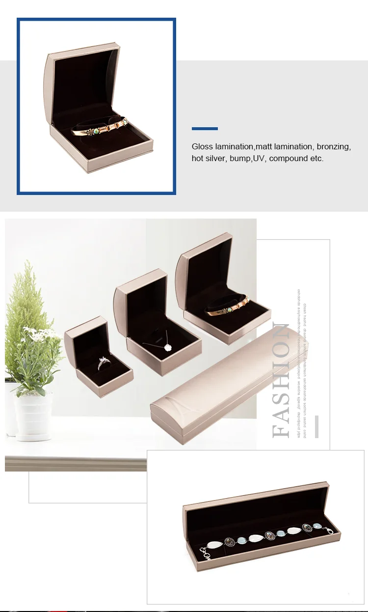 wholesale custom design jewelry set packaging box jewelry box