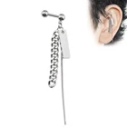 2020 New Design Modern Pair of Sign and Chain Dangle 316L Surgical Steel Ear Cartilage Hot Wholesale