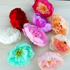 Factory direct selling high-end simulation peony head multicolor plastic silk flower wedding home decoration wholesale
