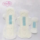 OEM Brand Name Anion Sanitary Napkin Side Gather Effects , Private Label Herbal Negative Ion Anion Sanitary Pads Napkins