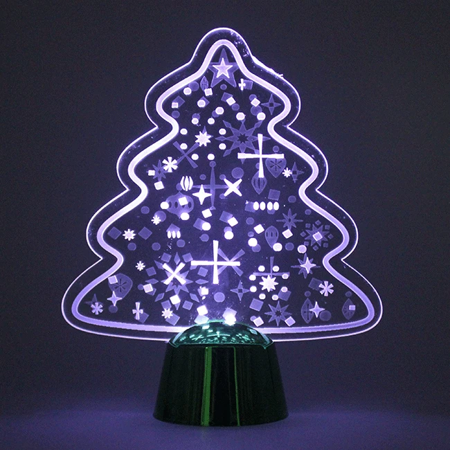 christmas decorations led 3d acrylic night light