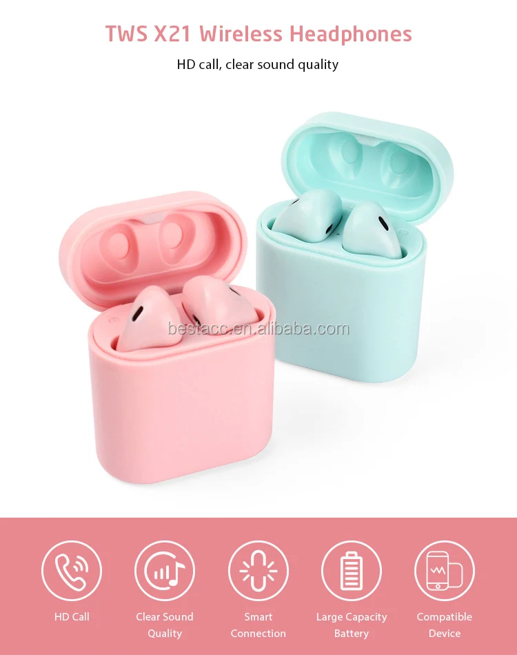 High Quality True Wireless Stereo Earphone X21 TWS Earbuds Audifonos Celular - ANKUX.COM