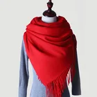 Elegant church shawl pashmina big 100% cashmere scarf for lady