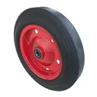 15inch solid rubber tire for wheelbarrow and trolley from china supply price
