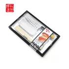 Sushi set tapas set slate tray with ceramic chopsticks