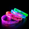 Hot New Products Glow In The Dark Wristband Wedding Decorations Christmas Party Promotional Gifts LED Flashing Bracelet
