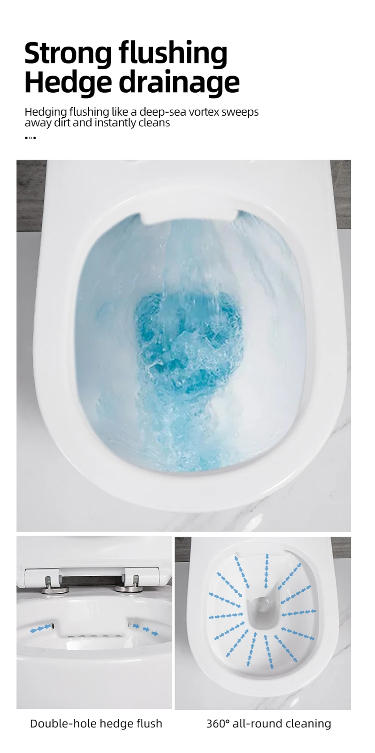 High Quality New Style washdown rimless P-trap Sanitary Wares Wall-Hung Toilet seat bathroom_03