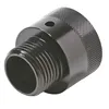 Stainless steel304 black anodize knurled male External Air Relief Valve,Screw-On Can Tap Valve