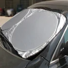 Car Sun Shade Window Sunshade Covers Visor Shield Screen Foldable Auto Sun Reflective Shade Windshield