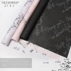 50*70cm English Design Flower Clothing Shoes Gift Packing Craft Tissue Wrapping Paper