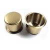 Car accessory stainless steel cup holder with golden